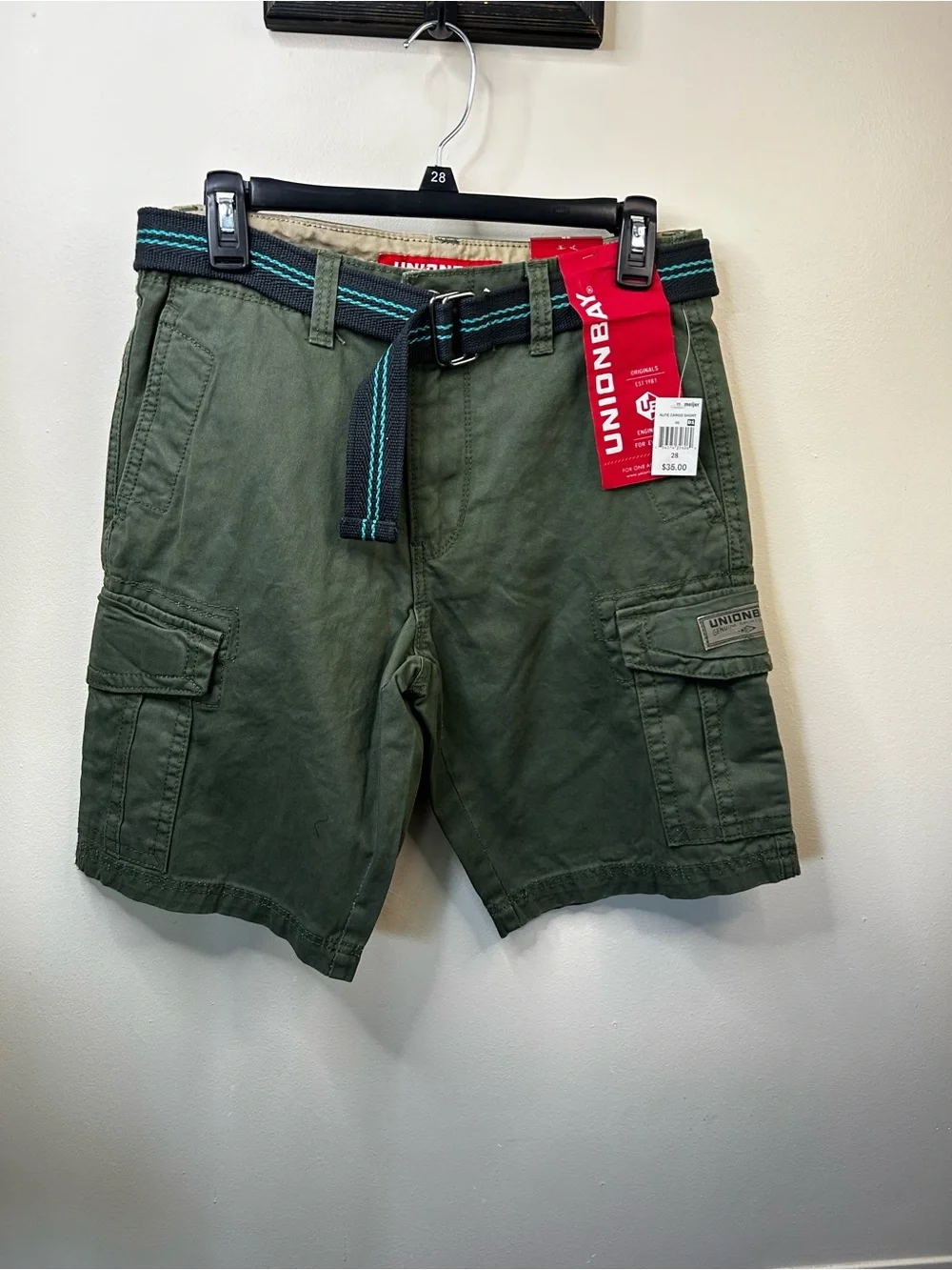 New Green Cargo Shorts